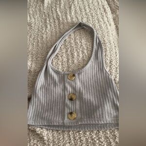 Light Grey Hatler Top